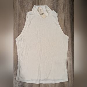 Garage White Sleeveless Tank Top